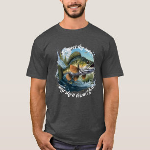 Respektera sjön och du kommer att belönas t shirt