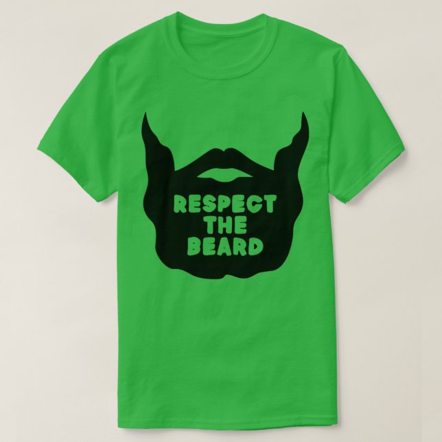 Respektera skägget 2 t shirt (Design framsida)