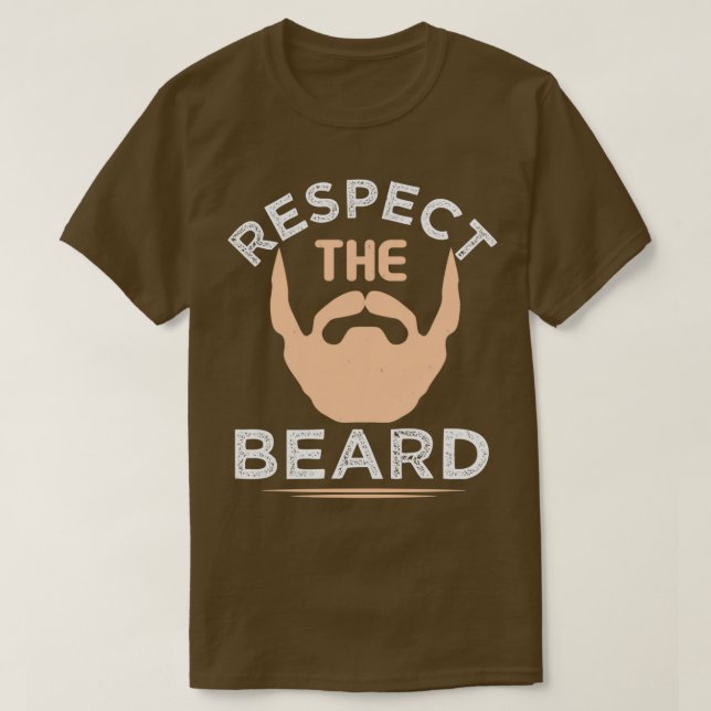 Respektera skägget 40 t shirt (Design framsida)