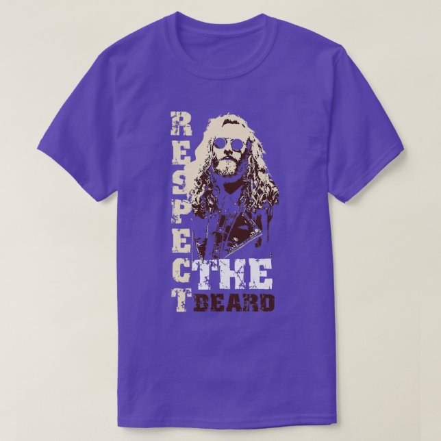 Respektera skägget 76 t shirt (Design framsida)