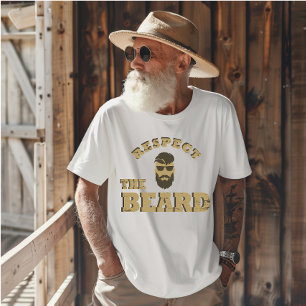 Respektera skägget ord t shirt