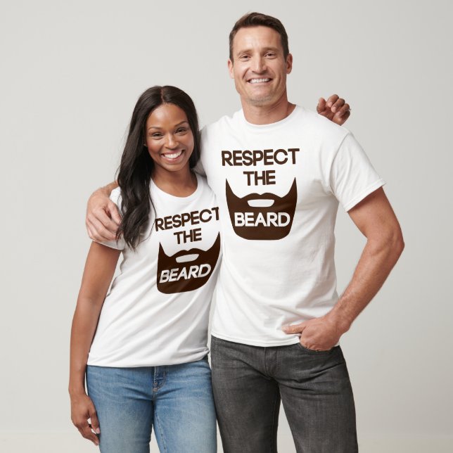 Respektera skägget t shirt (Unisex)