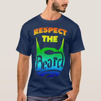 Respektera Sparan för Älskare av skägg (Beard Colo T Shirt