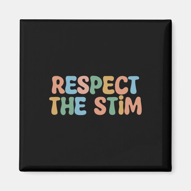 Respektera Stim-speciallärare Autism Magnet (Framsidan)