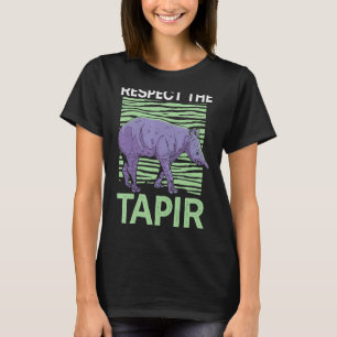 Respektera Tapir Wildlife Animal Zookeeper Tapir T Shirt