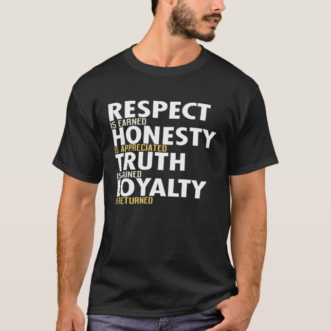 RESPEKTERA TRUTH LOYALTY T SHIRT (Framsida)