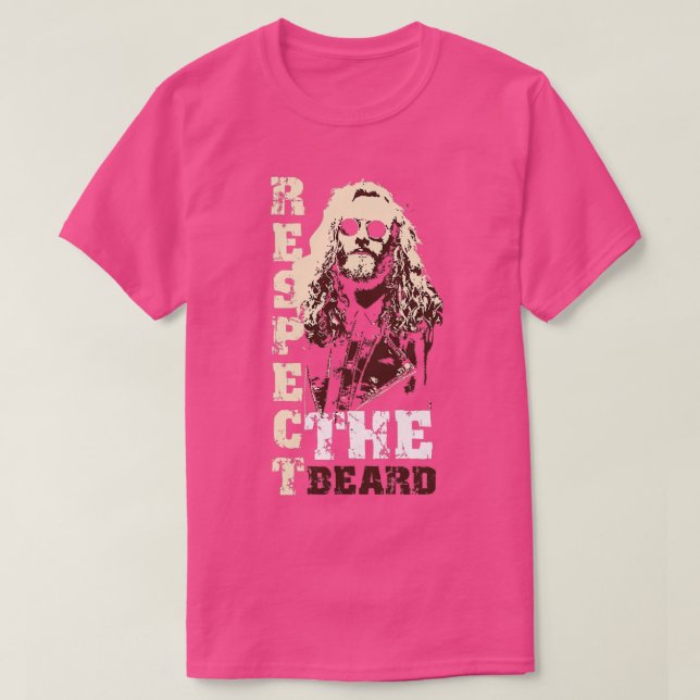 Respektera Världsskäggsdagen 2 T Shirt (Design framsida)