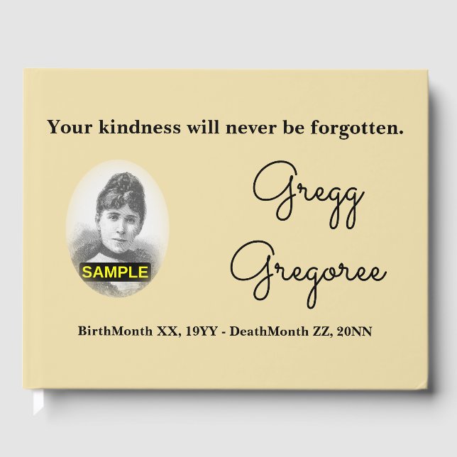 Respekterbar minnesbok och Elegant Gästböcker (Framsida)