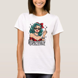 Respektfullt Retro Lillfinger T Shirt