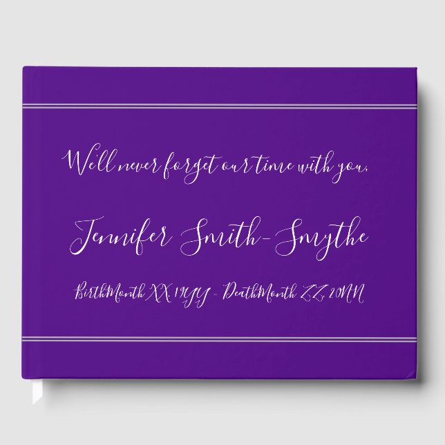 Respektive, enkla symboler, gästbok (Framsida)