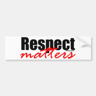 Respektmaterier Bildekal