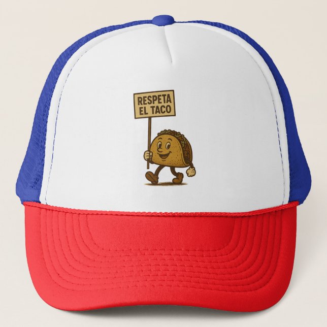 Respeta el Taco, respektera Taco Keps (Framsida)