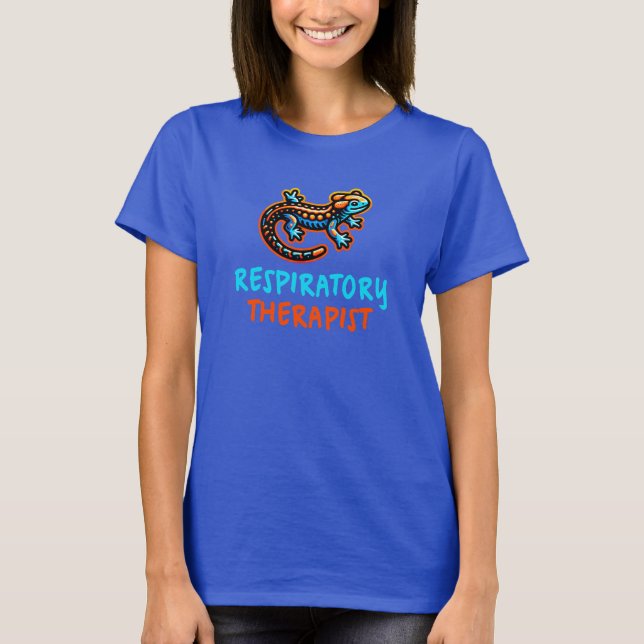 Respirationsbehandling Gecko T- shirt T (Framsida)