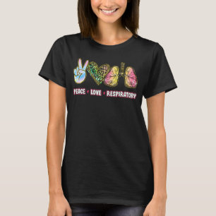 Respirationsbehandling med Peace Kärlek Respirato T Shirt
