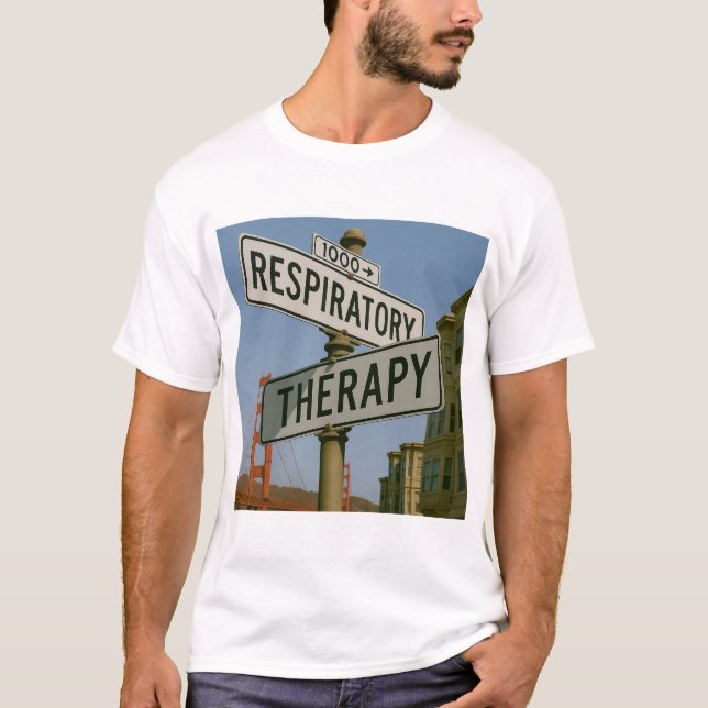 RESPIRATORIESTREETSIGNALER T SHIRT (Framsida)