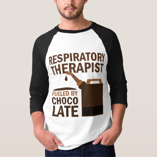 Respiratorisk rolig) gåva för terapeut ( t shirt (Framsida)