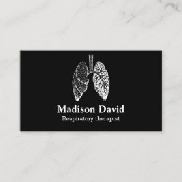 Respiratorisk terapeut lungmonolog Minimal Lungor Visitkort