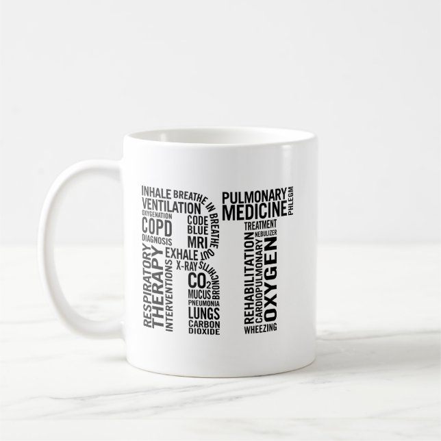 Respiratorisk terapeut RT Kaffemugg (Vänster)