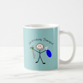 Respiratorisk terapeutpinneperson kaffemugg
