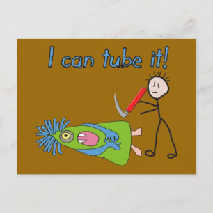 Respiratorisk terapi ger "jag kan tugga det!" vykort