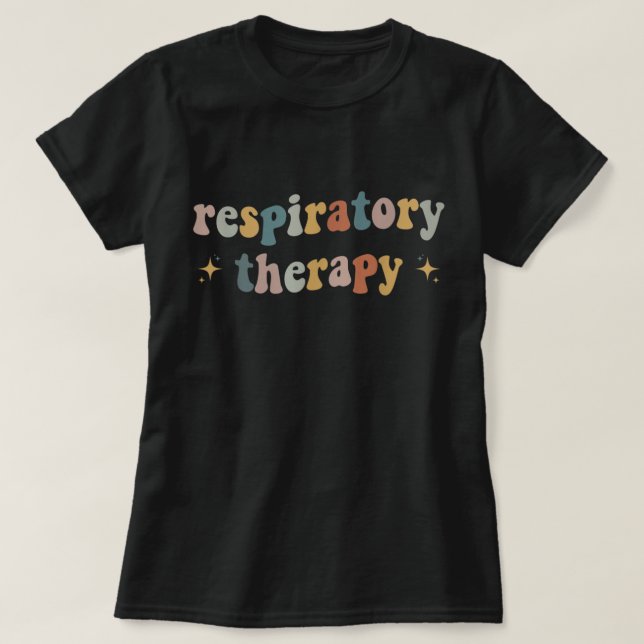 Respiratorisk terapi RT terapeut lustig RT Care We T Shirt (Design framsida)