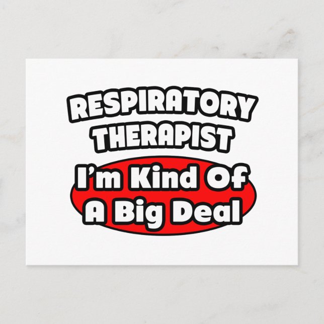 Respiratorisk terapi.. vykort (Framsida)