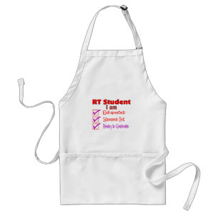 Respiratorisk terapistudent--Stressat ut! Förkläde