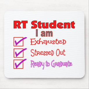 Respiratorisk terapistudent--Stressat ut! Musmatta