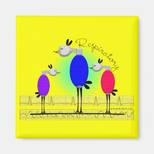 Respiratoriska gåvor för terapi"Ambu fåglar" Magnet