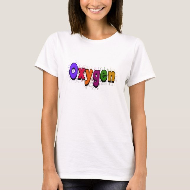 Respiratoriska terapeut"syre" T-tröja & gåvor Tee (Framsida)