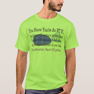Respiratoriska terapeutgåvor t shirt