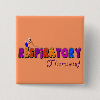 Respiratoriska terapeutStickman gåvor Knapp