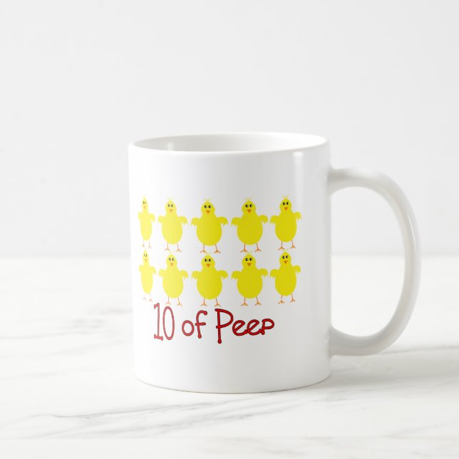 Respiratoriska terapigåvor "10 av det roliga PIP" Kaffemugg (Höger)