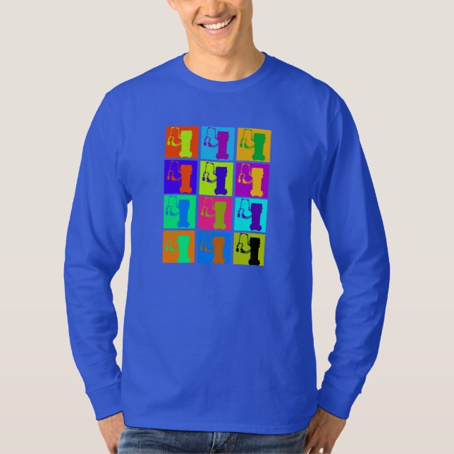 Respiratoriska terapiT-tröja 12 Ventilators Popart T-shirt (Framsida)