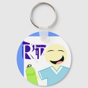Respiratoriskt terapisyre Keychain RT Nyckelring