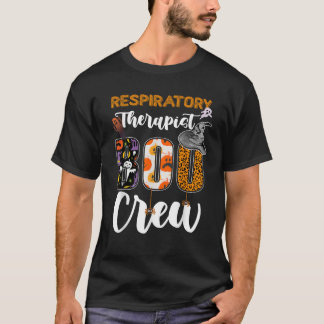 Respiratory Therapist Boo Crew Ghost Therapy Hallo T Shirt