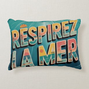 Respirer la Mer Prydnadskudde