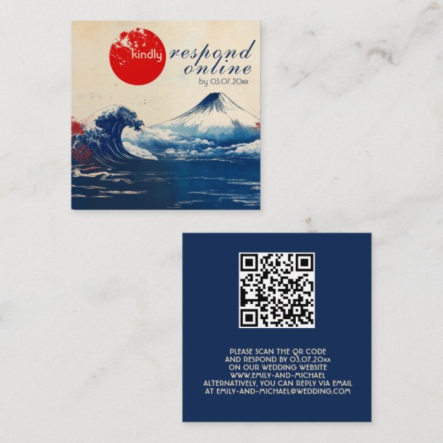 RESPOND online Japonesque Harmony med Fuji Tilläggskort (Fram/baksida)