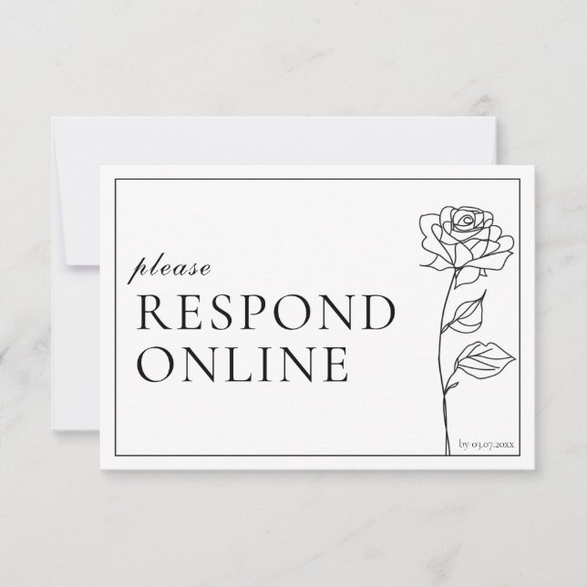RESPOND-online - tidslös bloom OSA Kort (Framsida)