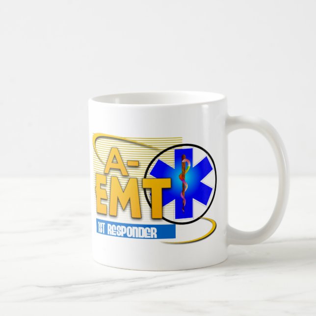 RESPONDER för A-EMT 1ST - AVANCERAD AKUTMED TECH Kaffemugg (Höger)
