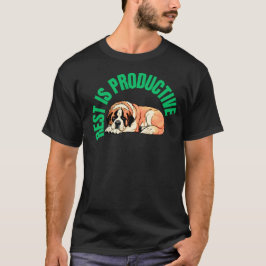 Rest är produktiv t-shirt – Mental hälsa & Själv 