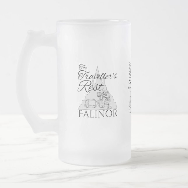 Rest av resande - frostat glas Mugg (Vänster)