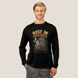Rest In Grounds Spooky Coffee Lover Halloween T Shirt