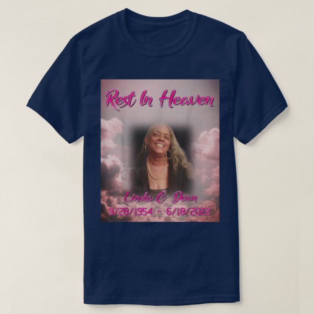Rest In Heaven  T Shirt (Design framsida)