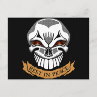 Rest in Peace Skull Biker T shirts Gifts
