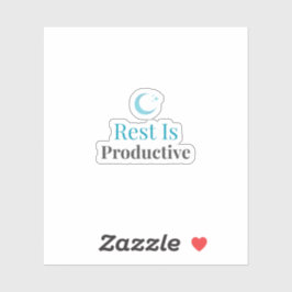 Rest Is Productive – Minimal Aesthetic Sticker Klistermärken