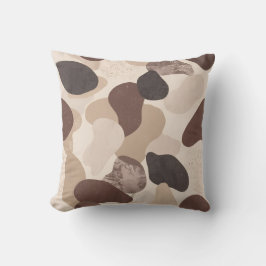 Rest Is Productive Throw Pillow | Cozy Neutral Kudde