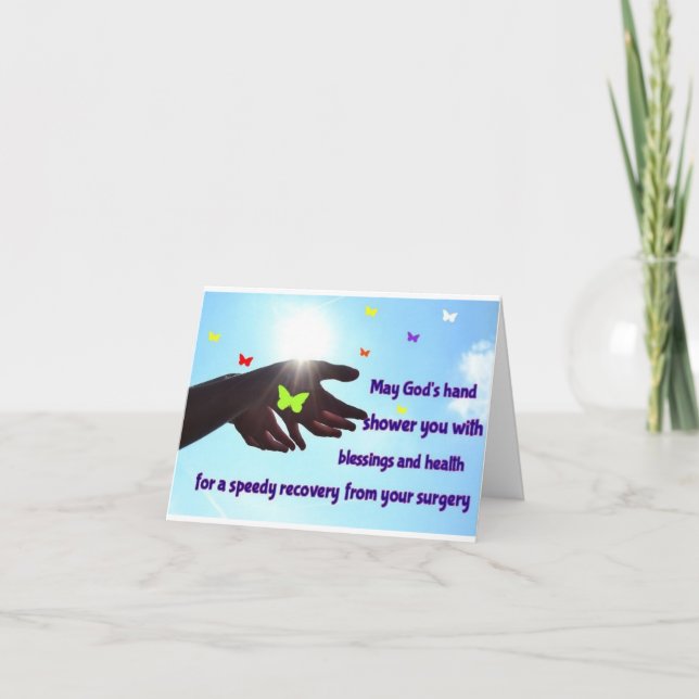 REST RELAX RECOVER GET WELL SON Card Kort (Framsida)