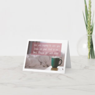 REST RELAX RECOVER GET WELL SON Card Kort