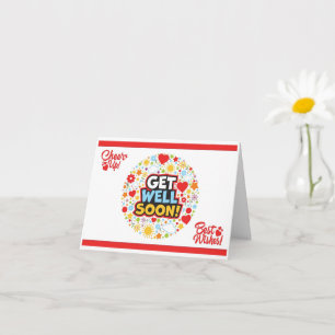 REST RELAX RECOVER GET WELL SON Card Kort